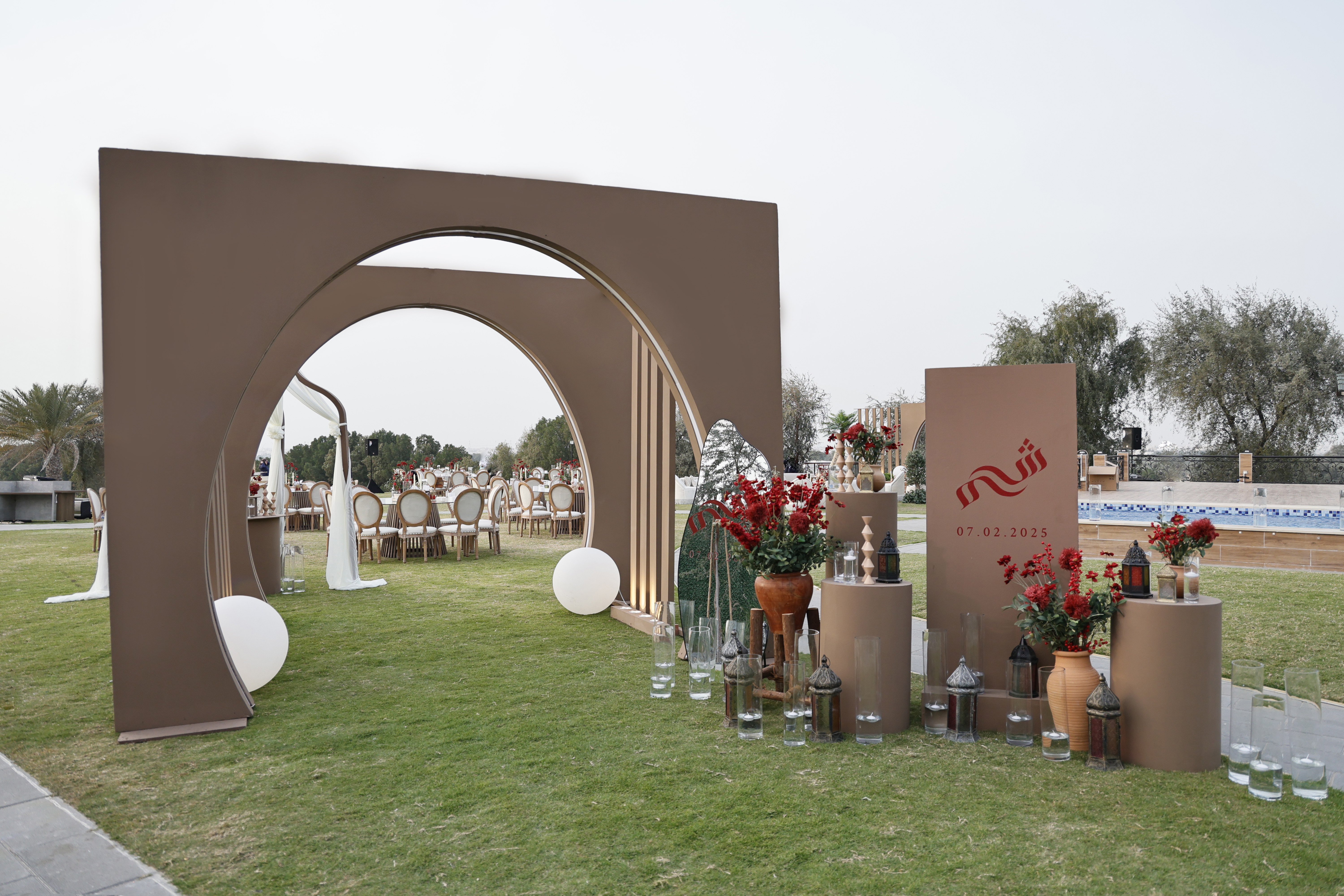 Grand entrance event styling